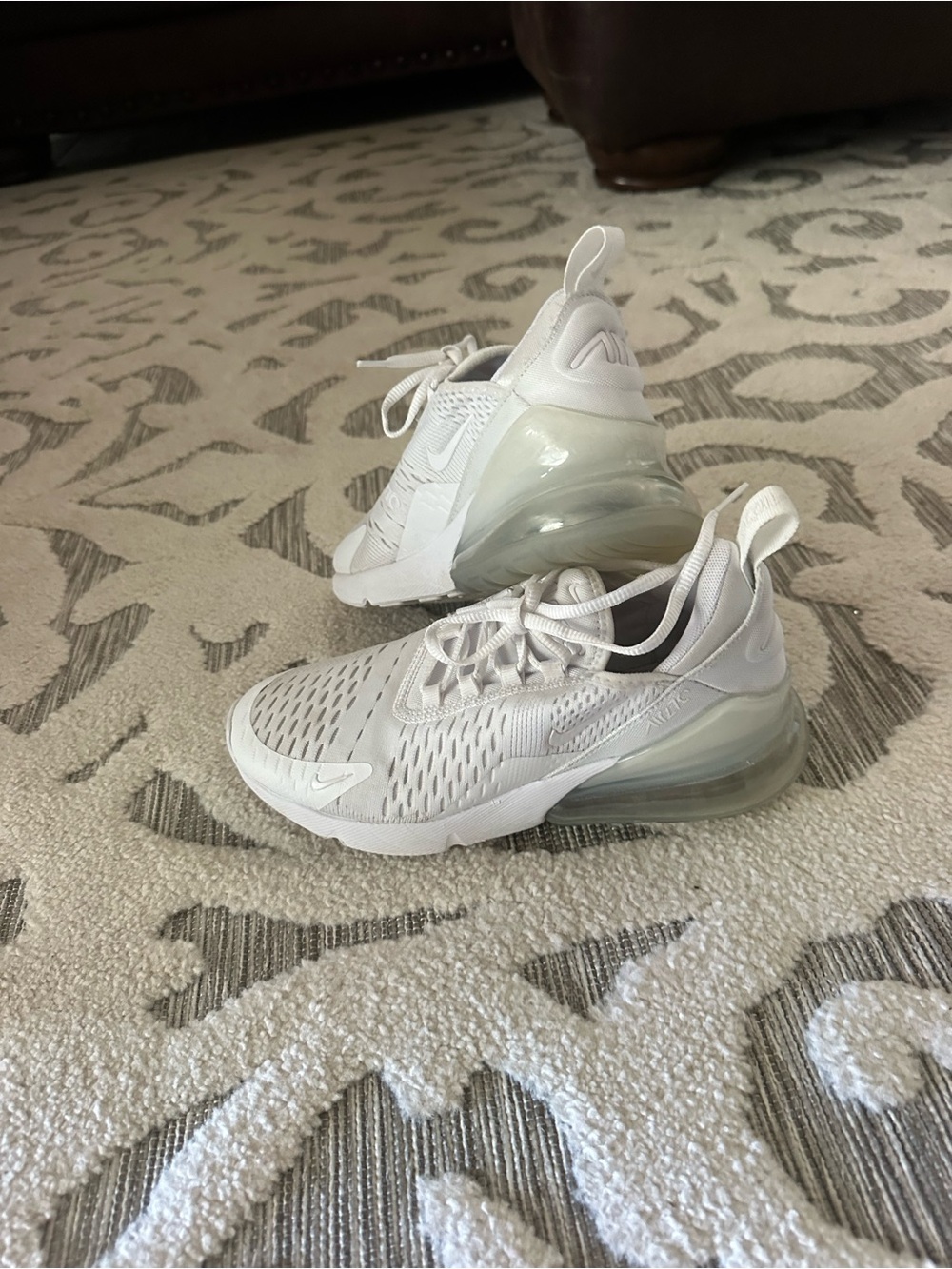 Nike Air Max 270 Triple White Sneakers